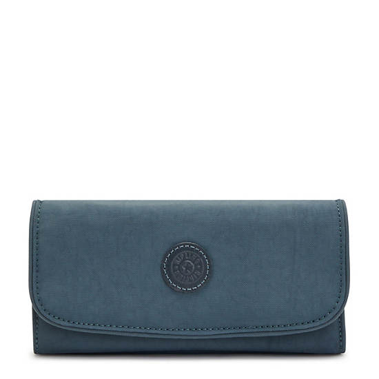 Kipling Money Land Snap Wallet Pénztárca Sötétkék Szürke | HU 2191JP